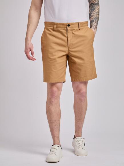 Ben Sherman Cotton Ripstop Regular Chino Shorts, Light Brown