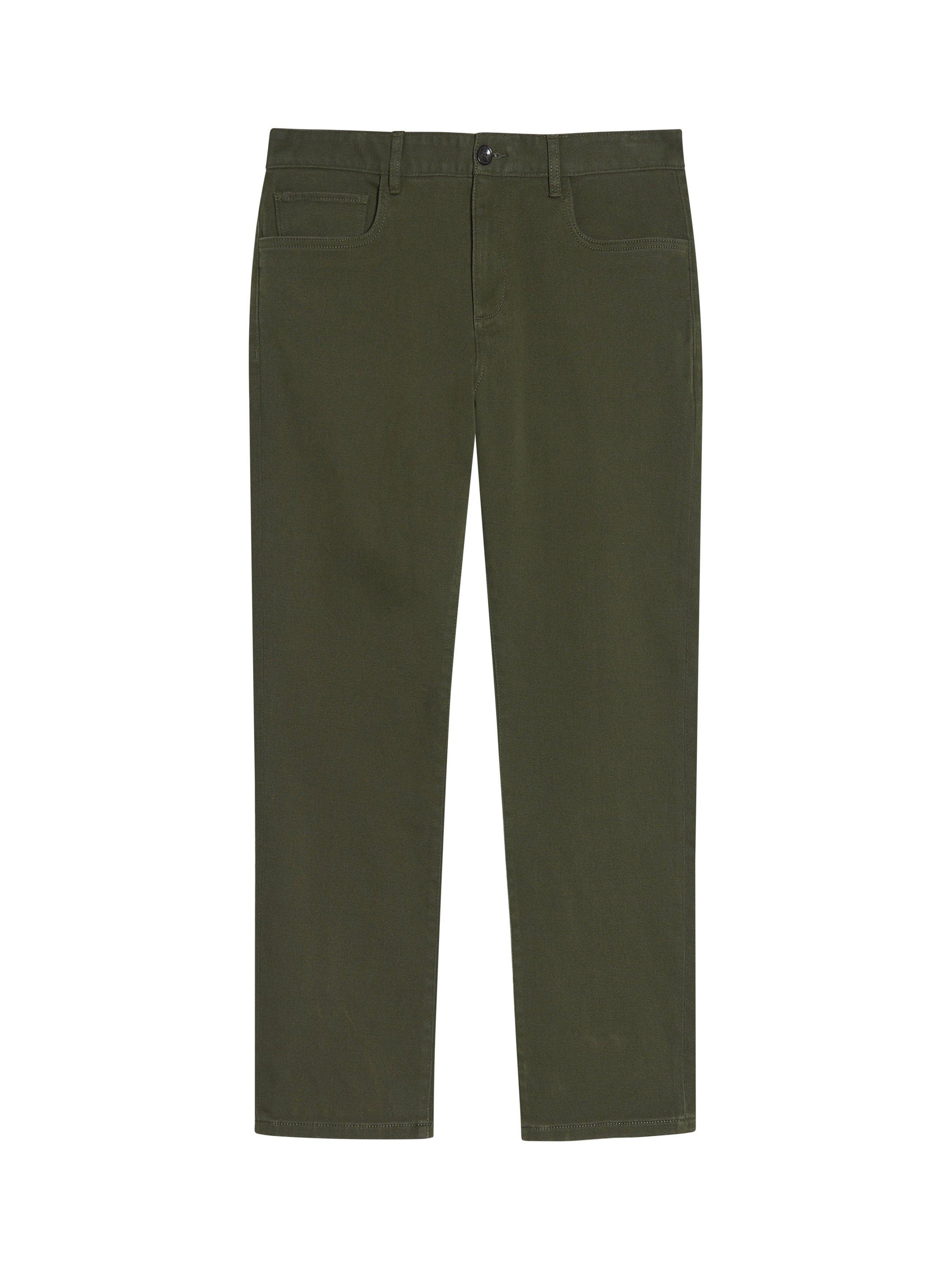 Product image 5 of 5, which shows Ben Sherman Cotton Blend Twill Trousers, Khaki, 28R