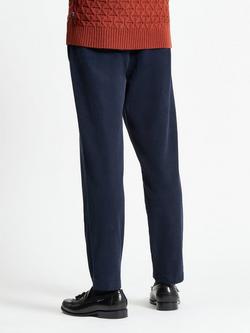 Ben Sherman Cotton Tapered Corduroy Trousers - view 2, Dark Navy