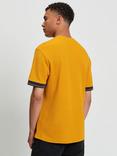 Ben Sherman Cotton Regular Fit Short Sleeve Embroidered Logo T-Shirt, Mustard