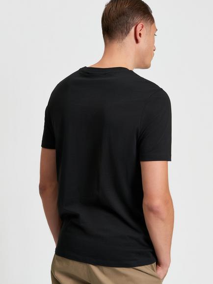 Ben Sherman Target Graphic Cotton T-Shirt, Black - view 2, Black