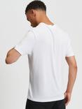 Ben Sherman Organic Cotton Regular Fit Short Sleeve Busker Graphic T-Shirt, White