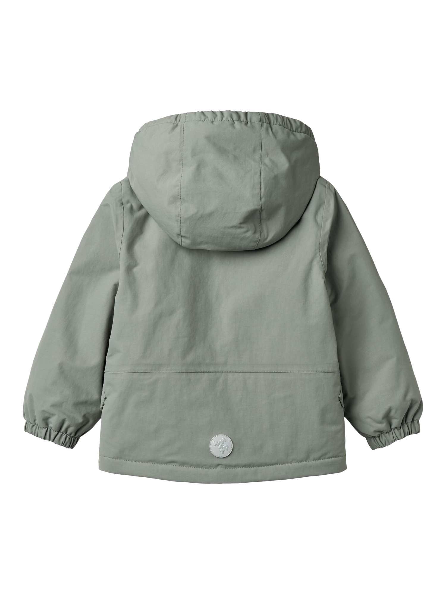 Product image 2 of 4, which shows WHEAT Kids' Waterproof Hooded Tech Jacket, Thunder Sky, 12 months