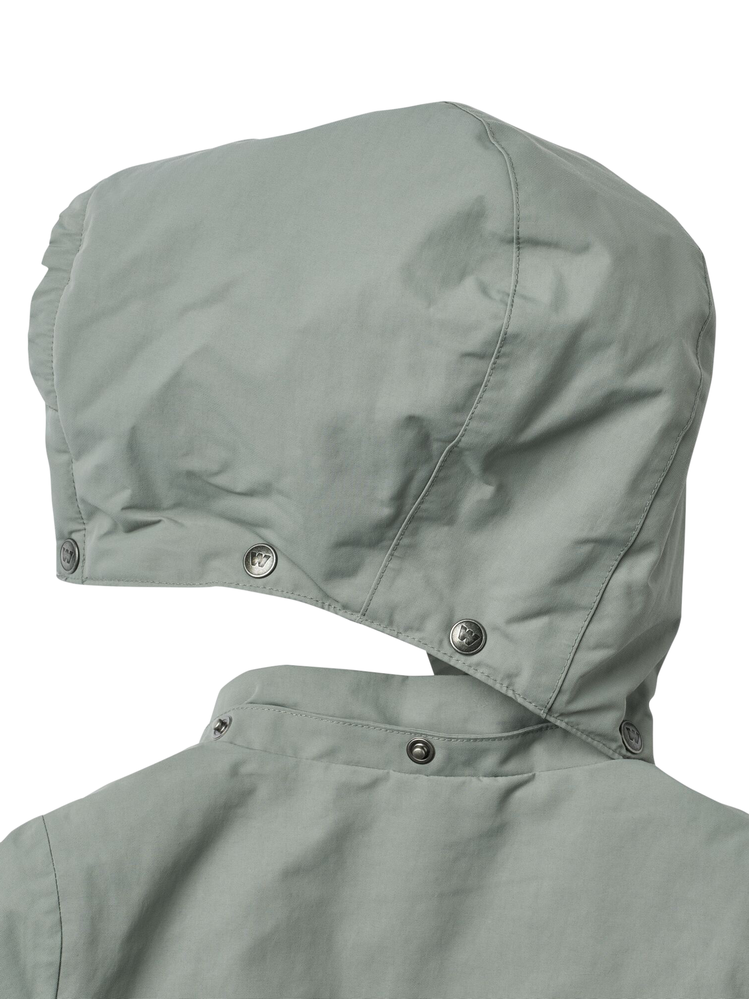 Product image 4 of 4, which shows WHEAT Kids' Waterproof Hooded Tech Jacket, Thunder Sky, 12 months