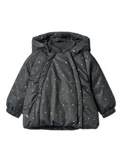 WHEAT Baby Morgen Winter Puffer Jacket, Black Sea, Black Sea