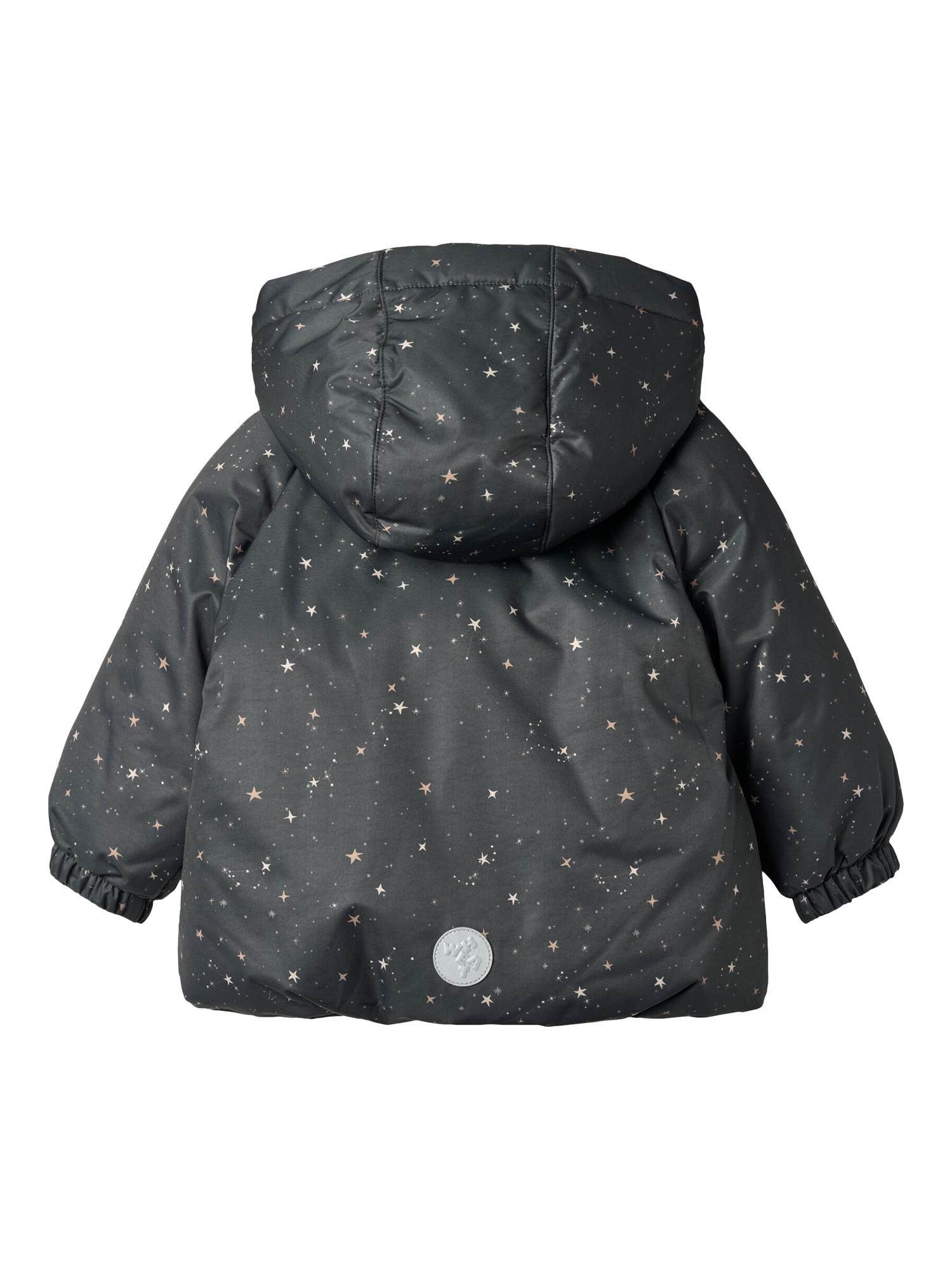 Product image 2 of 4, which shows WHEAT Baby Morgen Winter Puffer Jacket, Black Sea, 6 months