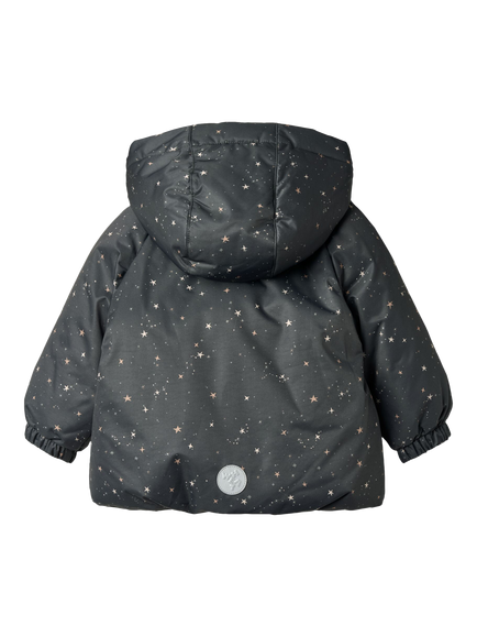 WHEAT Baby Morgen Winter Puffer Jacket, Black Sea - view 2, Black Sea
