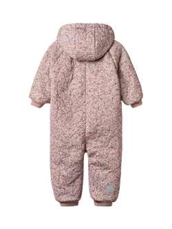 WHEAT Baby Thermo Hooded Jacket Suit, Soft Lavender - view 2, Soft Lavender