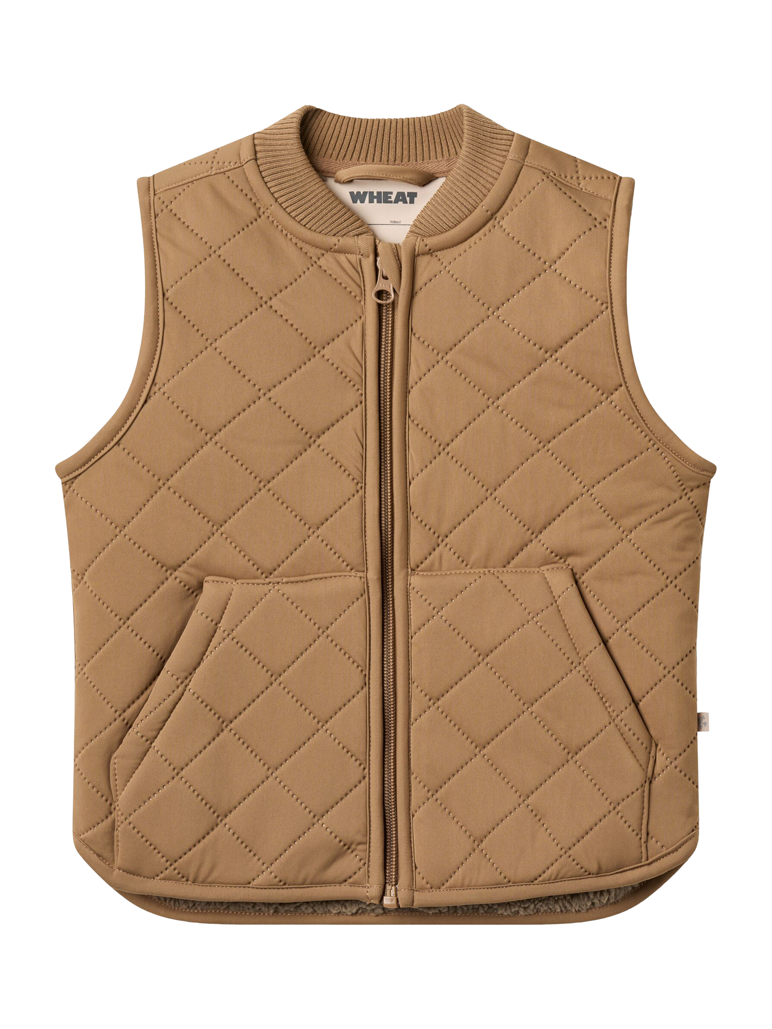 Product image 1 of 3, which shows WHEAT Kids' Thermo Gilet , Hazel, 2 years