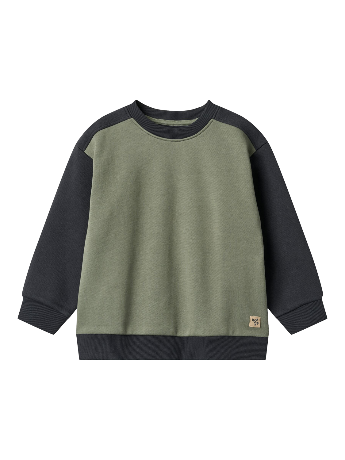 WHEAT Kids' Organic Cotton Colour Block Sweatshirt