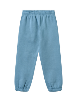 WHEAT Kids' Organic Cotton Tapered Joggers - view 2, Winter Blue