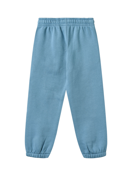 WHEAT Kids' Organic Cotton Tapered Joggers - view 2, Winter Blue