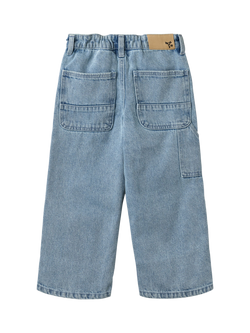 WHEAT Kids' Relaxed Denim Trousers, Light Blue - view 2, Light Blue