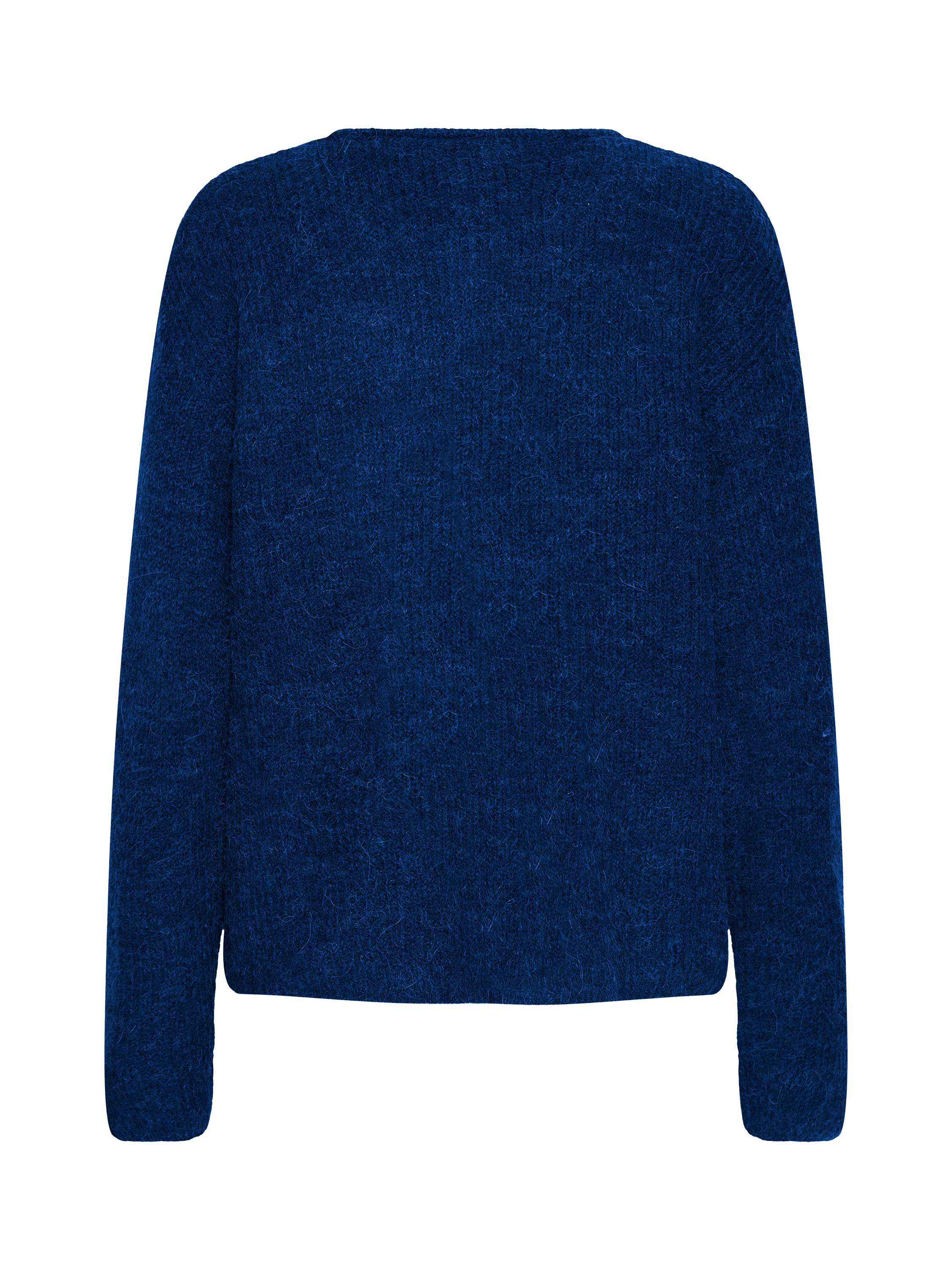 Product image 2 of 3, which shows ICHI Kamara Fine Knit Cardigan, Patriot Blue, XS