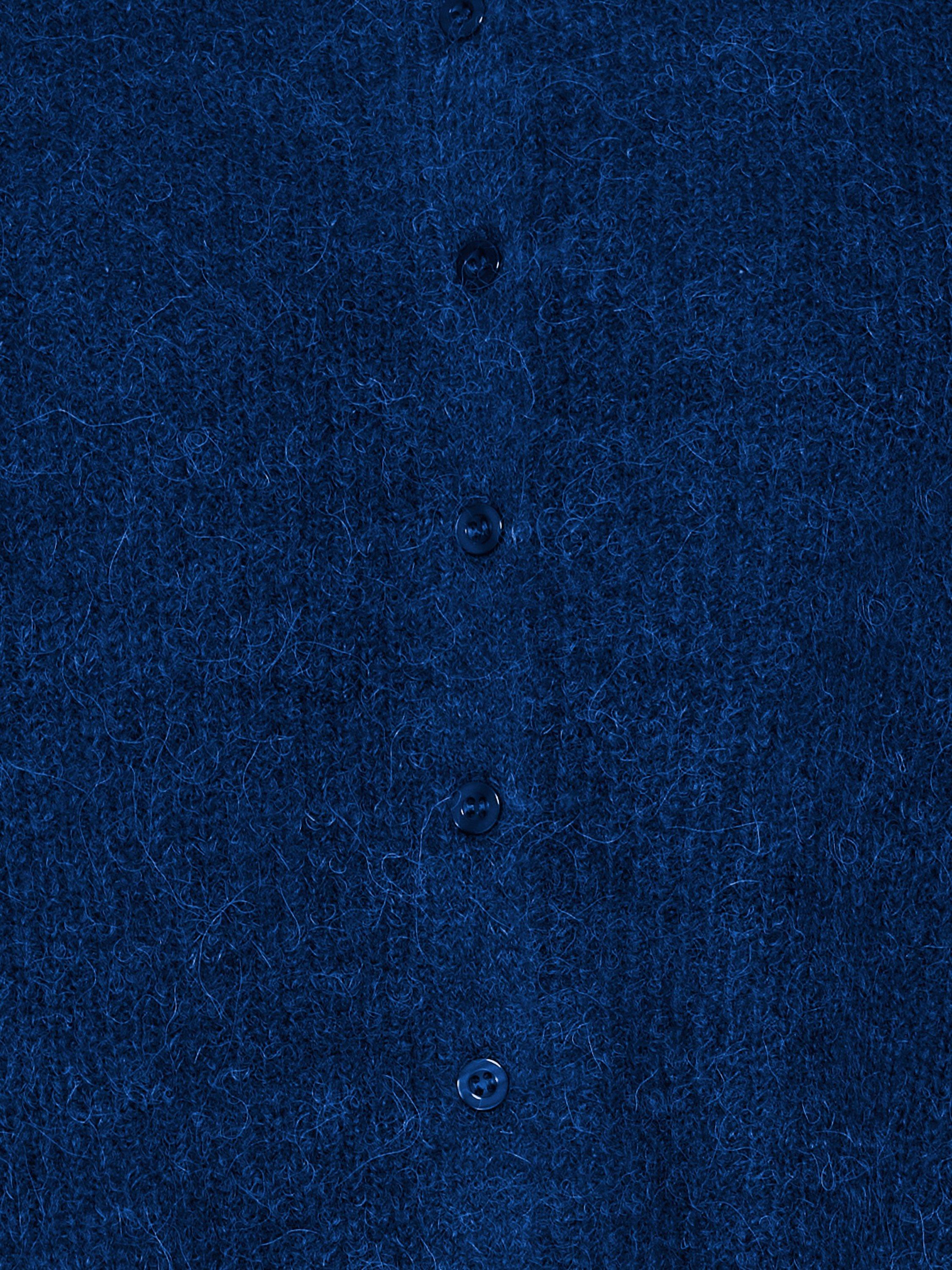 Product image 3 of 3, which shows ICHI Kamara Fine Knit Cardigan, Patriot Blue, XS