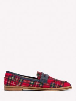 Boden Nya Leather Blend Loafers, Red/Multi, Red/Multi