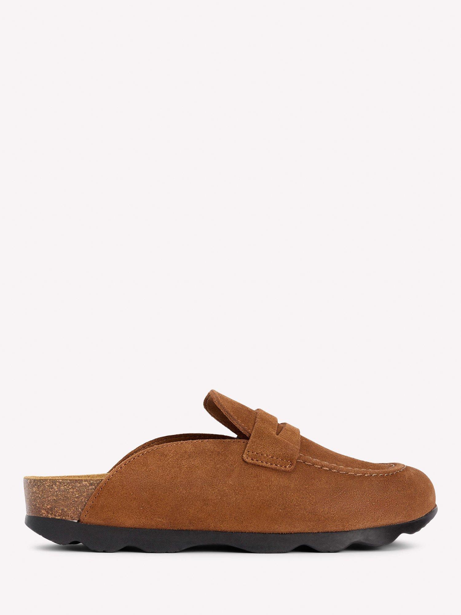 Product image 1 of 5, which shows Boden Suede Mule Clogs, Raw Umber, 6