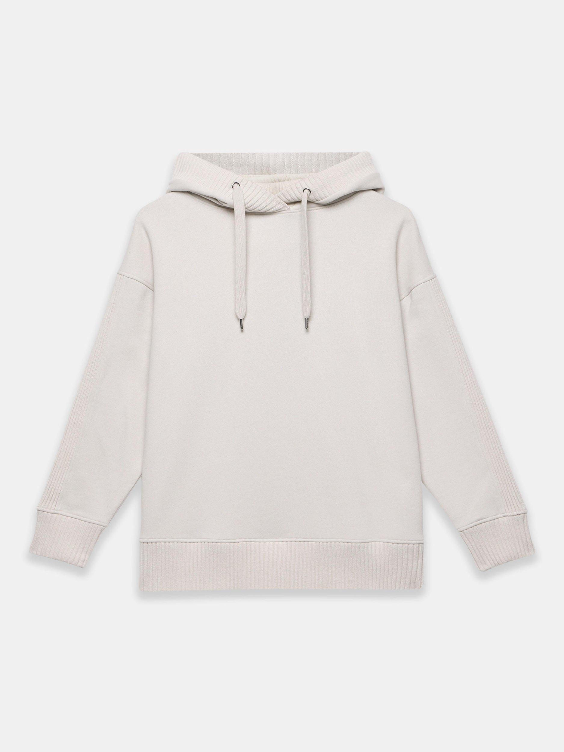 Product image 6 of 7, which shows Mint Velvet Long Sleeve Hooded Sweatshirt, White, XL