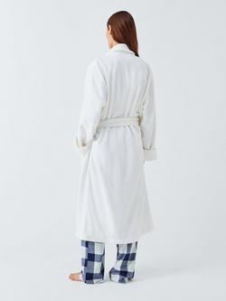 John Lewis Unisex Egyptian Cotton Bath Robe - view 2, White