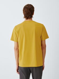 John Lewis Supima Cotton Regular Fit Crew Neck T-Shirt - view 2, Honey