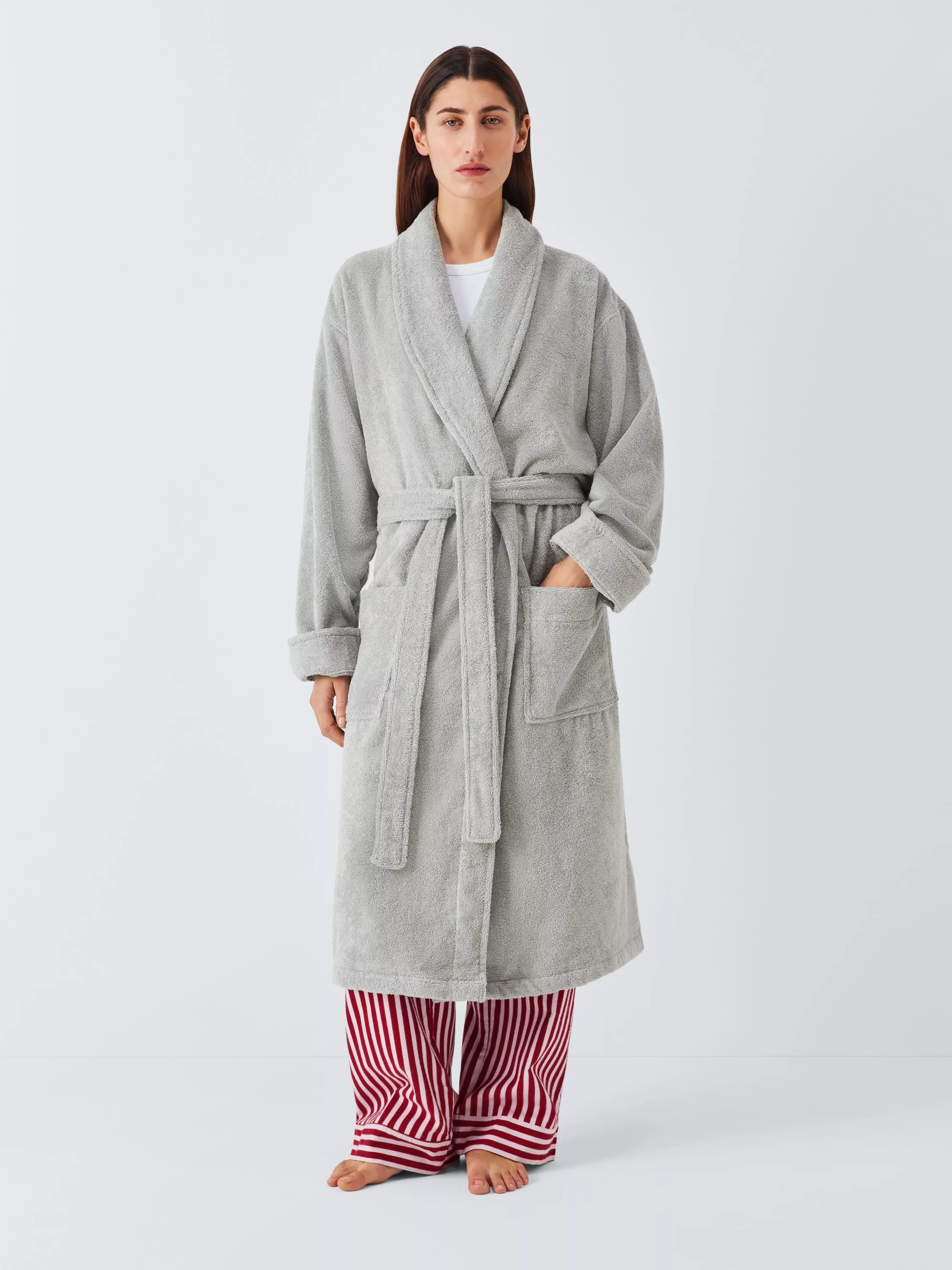 white christmas dresses Tom Franks Mens Cotton Towelling Bathrobe – Slumber Hut main image 0