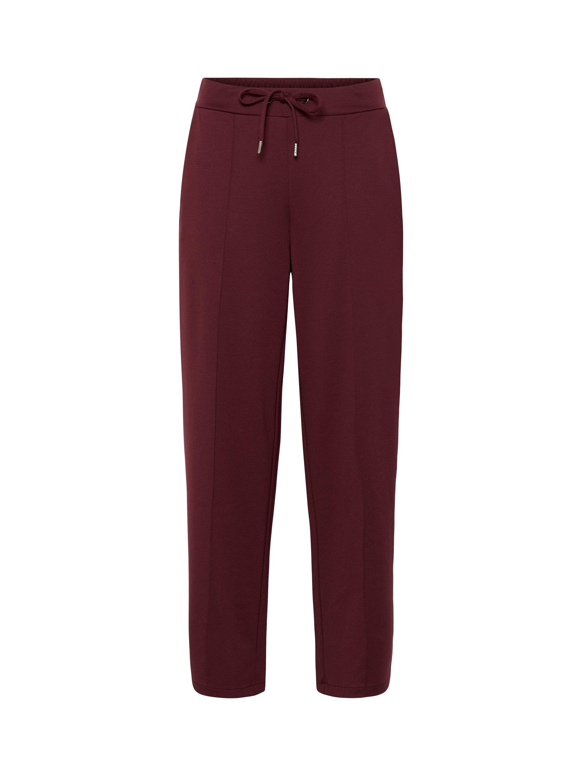 Product image 5 of 6, which shows KAFFE Jenny Tie Waist Joggers, Windsor Wine, XS