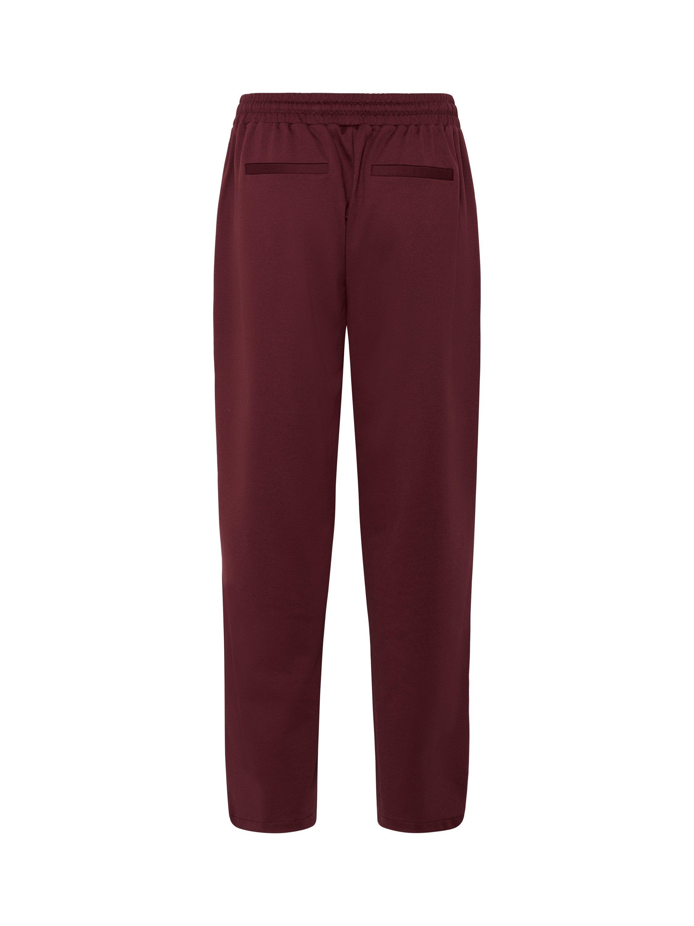 Product image 6 of 6, which shows KAFFE Jenny Tie Waist Joggers, Windsor Wine, XS