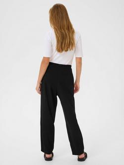 KAFFE Merle Belted Trousers - view 2, Black Deep