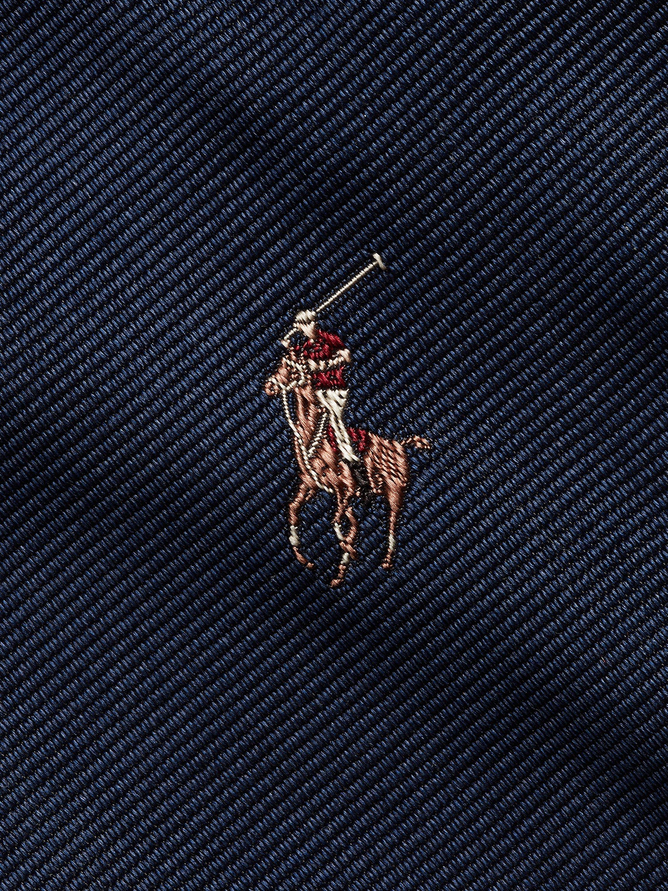 Product image 3 of 3, which shows Ralph Lauren Silk Tie, Navy, One Size