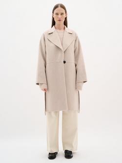 InWear Yilla Wool Blend Collar Overcoat, French Nougat