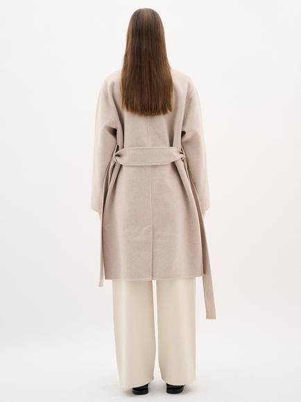 InWear Yilla Wool Blend Collar Overcoat - view 2, French Nougat