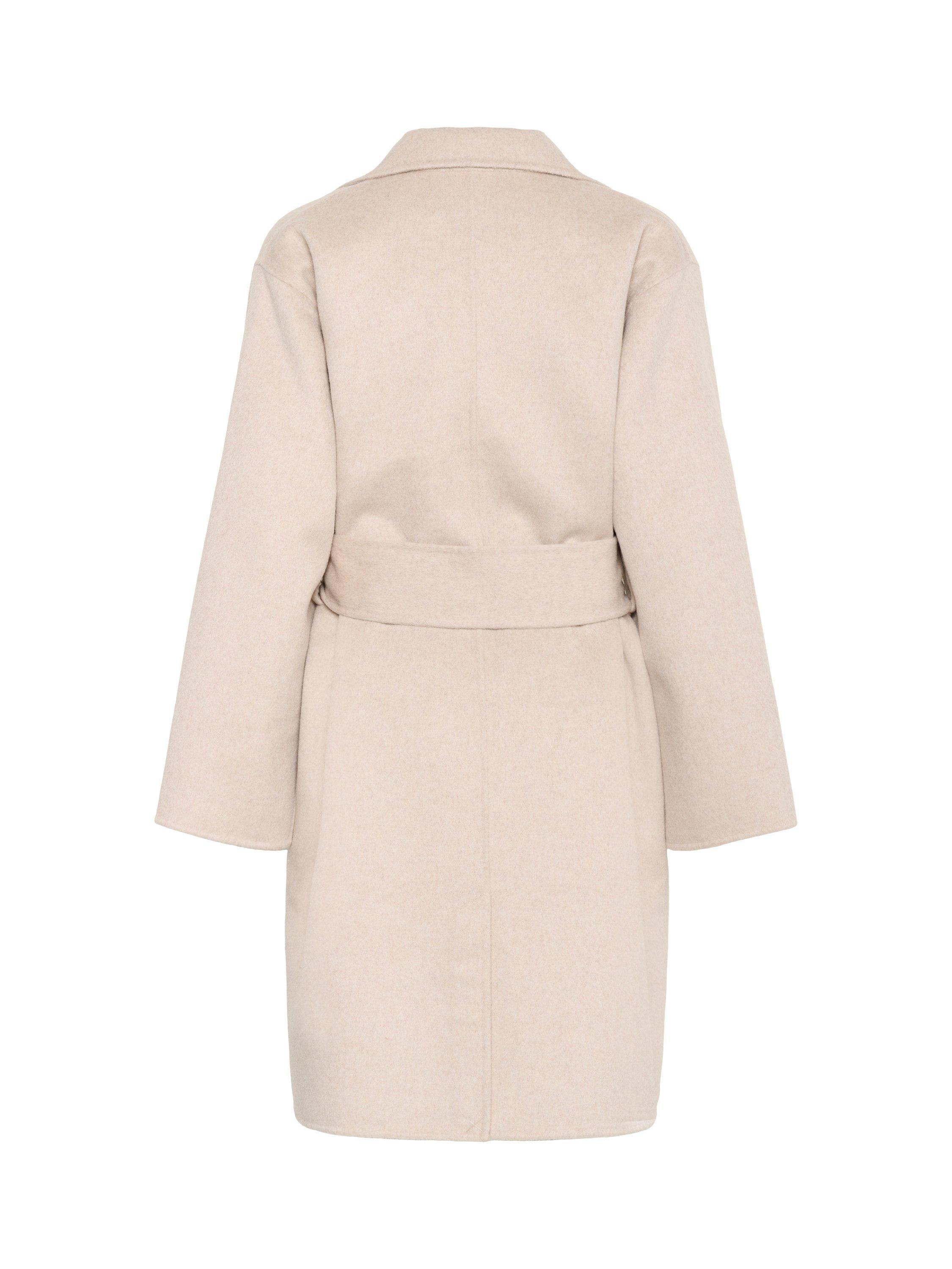 Product image 6 of 6, which shows InWear Yilla Wool Blend Collar Overcoat, French Nougat, 8