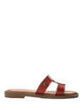 Moda in Pelle Lupin Slider Sandals, Tan