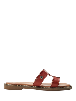 Moda in Pelle Lupin Slider Sandals, Tan, Tan