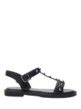 Moda in Pelle Noell Embellished Strappy Sandals, Black