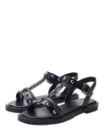 Moda in Pelle Noell Embellished Strappy Sandals, Black