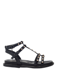 Moda in Pelle Leytona Embellished Gladiator Sandals, Black