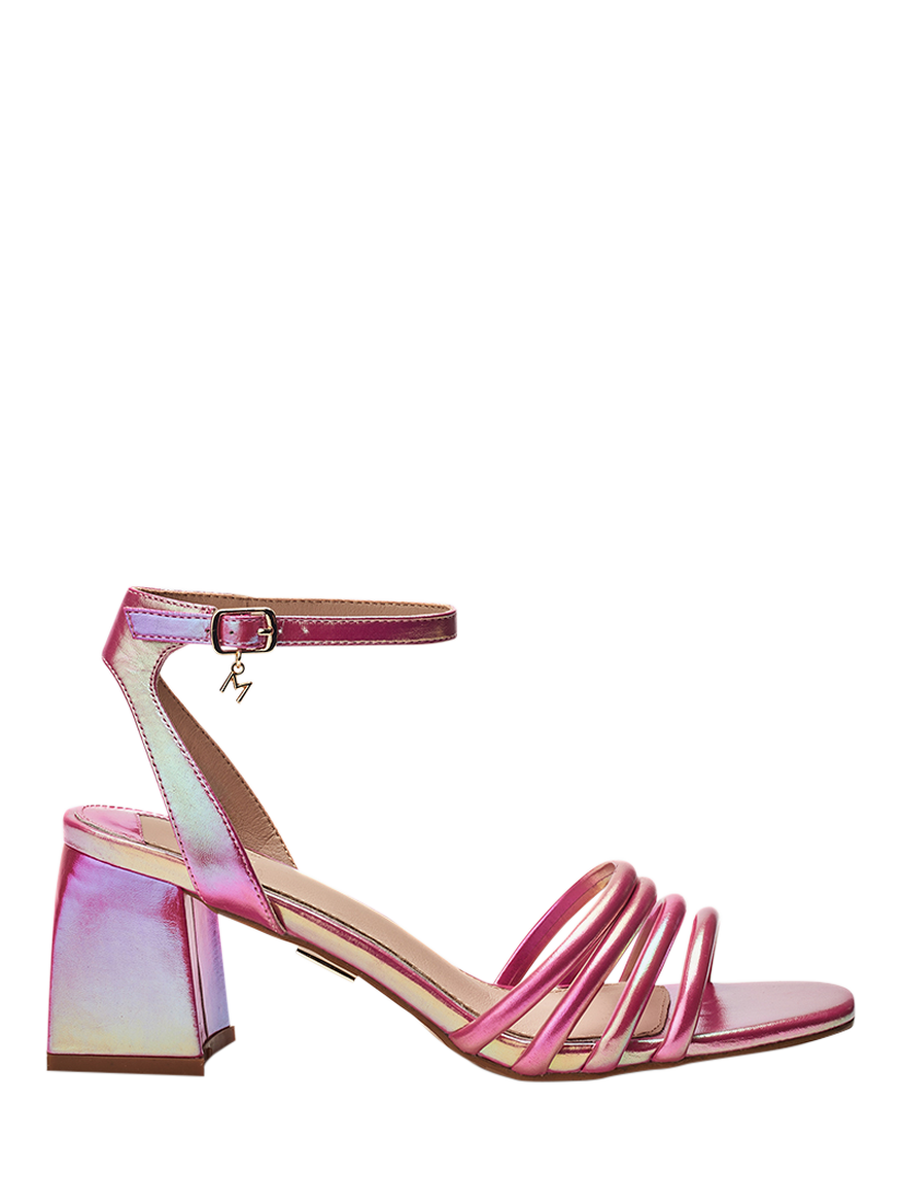 Sandals Moda In Pelle Pink Shoes Leonna Pink-Orange Suede Sandals