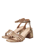 Moda in Pelle Maybel Block Heel Strappy Sandals, Rose Gold