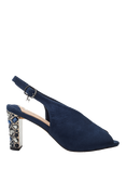 Moda in Pelle Maeva Alcantara Block Heel Sandals