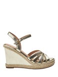 Moda in Pelle Kimberlee Wedge Heel Strappy Sandals, Gold