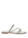 Moda in Pelle Jannay Embellished Strappy Sandals, Silver