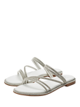 Moda in Pelle Jannay Embellished Strappy Sandals, Silver