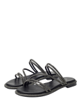 Moda in Pelle Jannay Embellished Strappy Sandals, Black