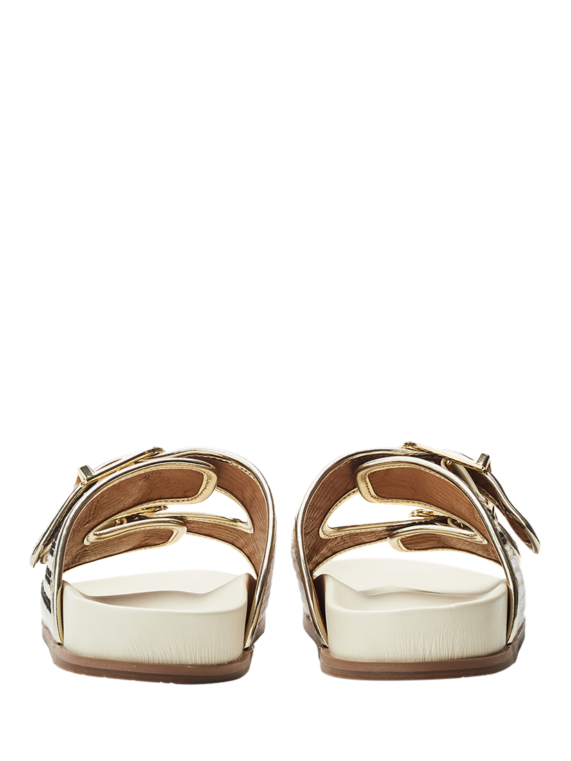 Product image 4 of 5, which shows Moda in Pelle Janettie Footbed Sandals, Multi, 3