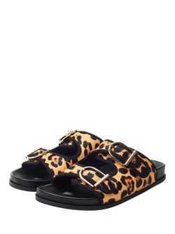 Moda in Pelle Janettie Footbed Sandals, Multi - view 2, Multi