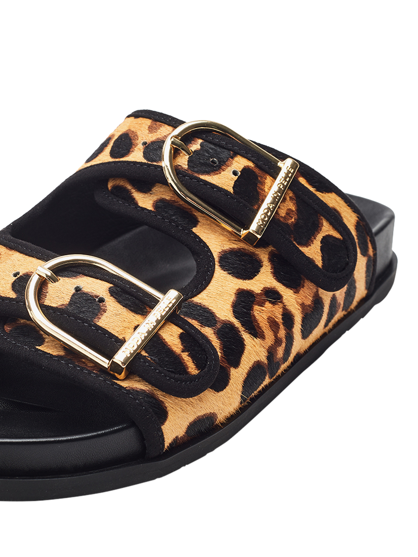 Product image 4 of 4, which shows Moda in Pelle Janettie Footbed Sandals, Multi, 3