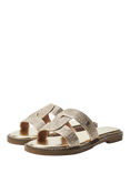 Moda in Pelle Lupin Slider Sandals, Gold