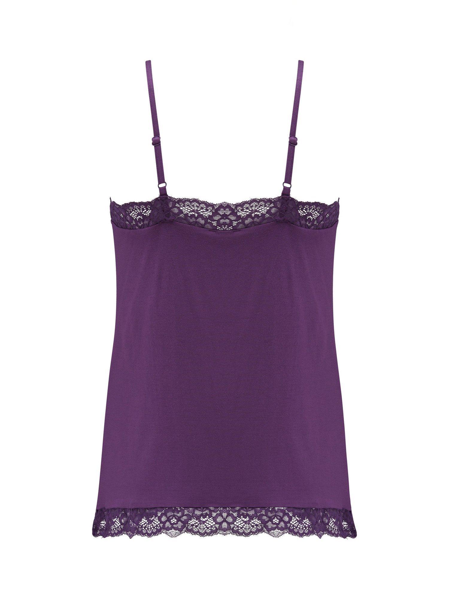 Product image 11 of 11, which shows Pour Moi Sofa Loves Lace Hidden Support Cami, Plum, 8