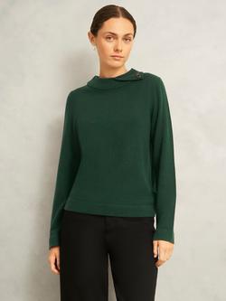 Hobbs Talia Wool Cashmere Blend Jumper, Hawthorn Green